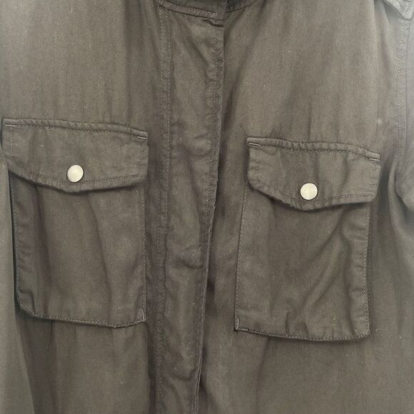 Pistola Women's Turtleneck Long Sleeve Black Moto Jacket Size M - Picture 4 of 9